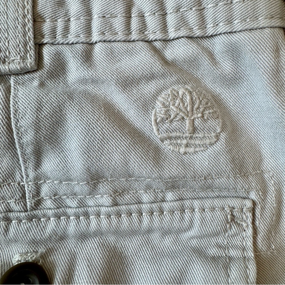 Timberland Men's Flat Front Light Tan Stone Cotton Hiking Shorts Size 38 waist - Picture 3 of 6